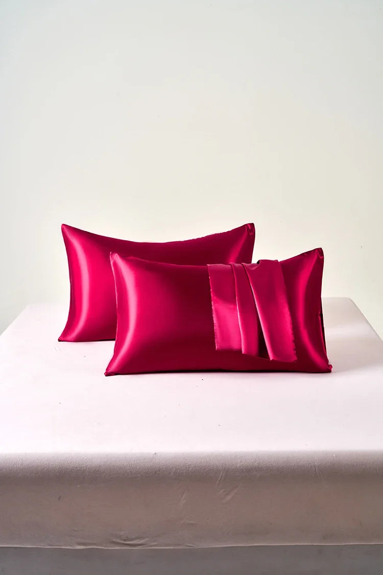 Silk satin pillowcases