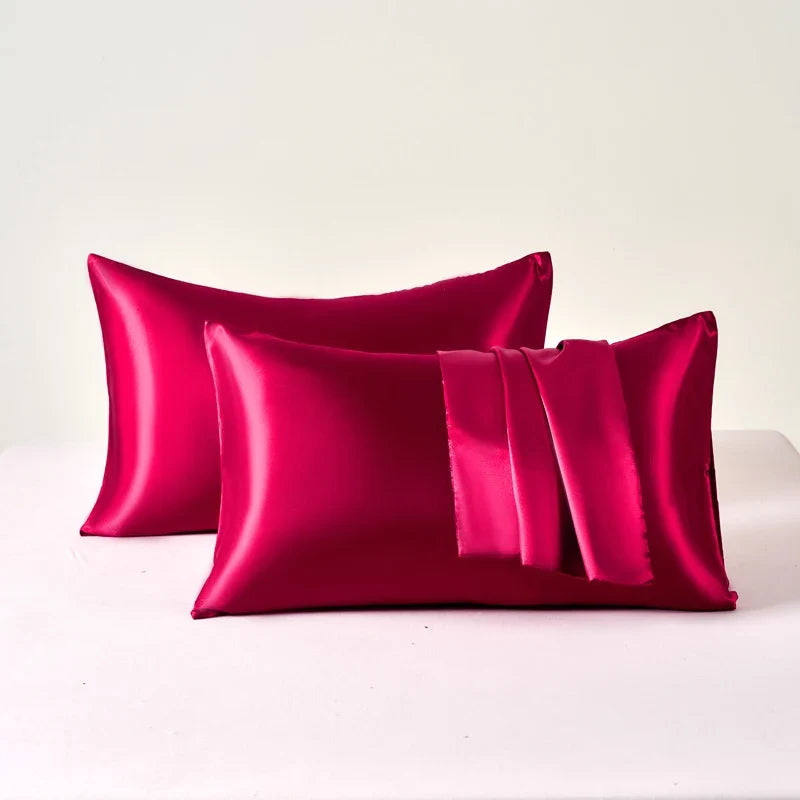 Silk satin pillowcases